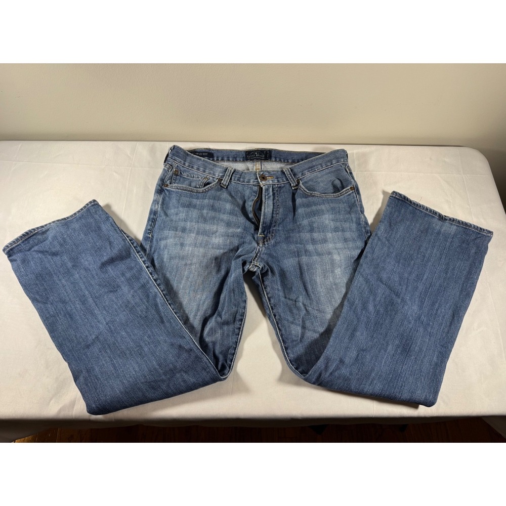 Lucky Brand 181 Relaxed Straight Jeans Mens 32x30 Blue Denim Medium Wash
